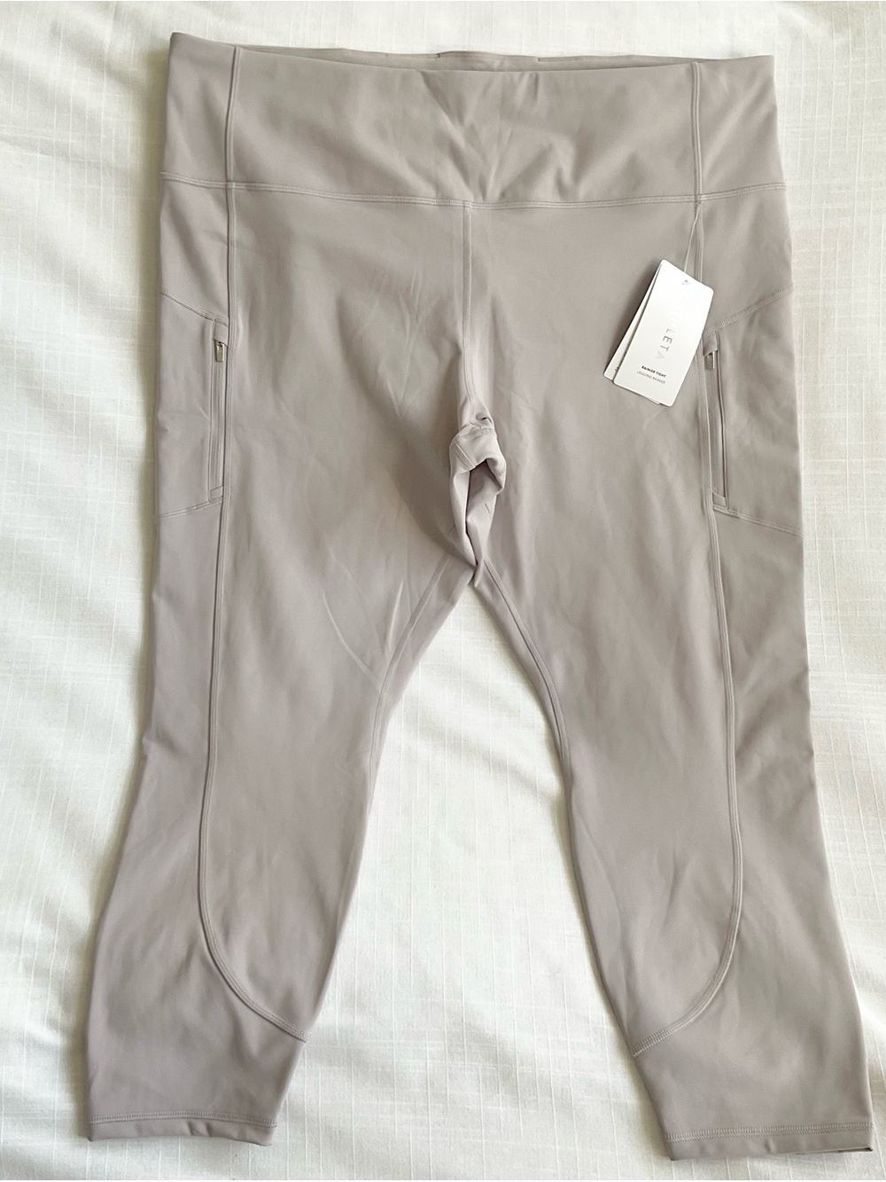 NWT Athleta | Rainier Tight Fleece Lined Cropped Leggings Lilac | 3X